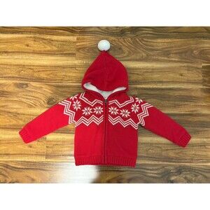 Hanna Andersson Gnome Hoodie Sweater, Size 3T